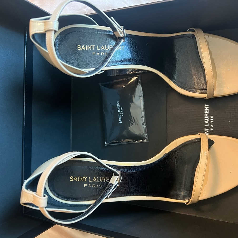 Saint Laurent Tan Nude Women's Shoes 40